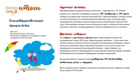 Отчёт Тулун.ру за 2019